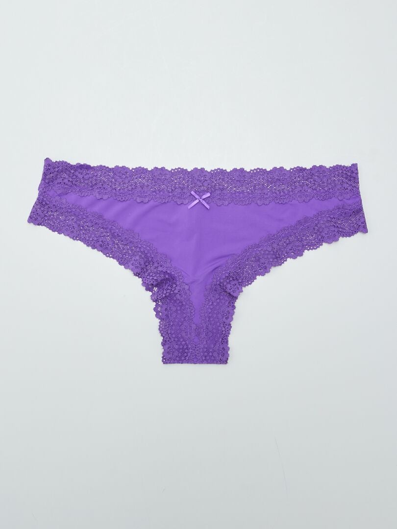 Conjunto de 2 tangas de microfibra - LARANJA