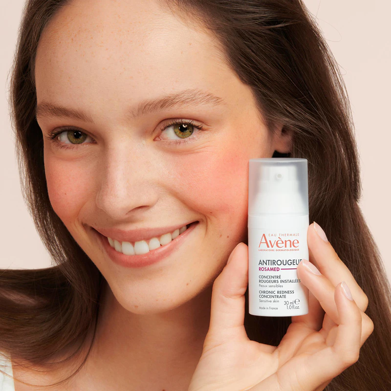 Avène Antirougeurs Rosamed Creme concentrado para vermelhidão crônica contra vermelhidão e capilares dilatados para pele sensível.