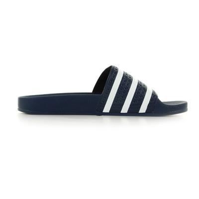 Ciabatte - ADIDAS - Adilette - Blu navy e bianco - Chiusura slip-on - Sintetico