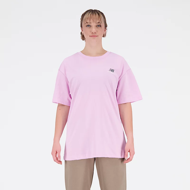Camiseta unissex de algodão Uni-ssentials - LILAC CLOUD