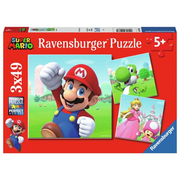 Puzzle 3 en 1 Super Mario de Ravensburger<br>