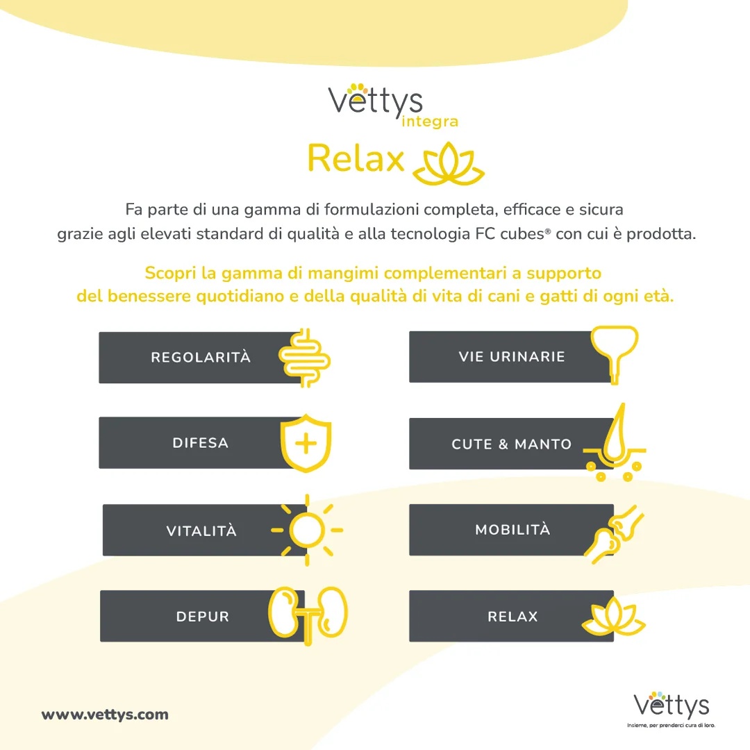 VETTYS Vettys Integra Relax Dog 30 comprimidos para relaxamento