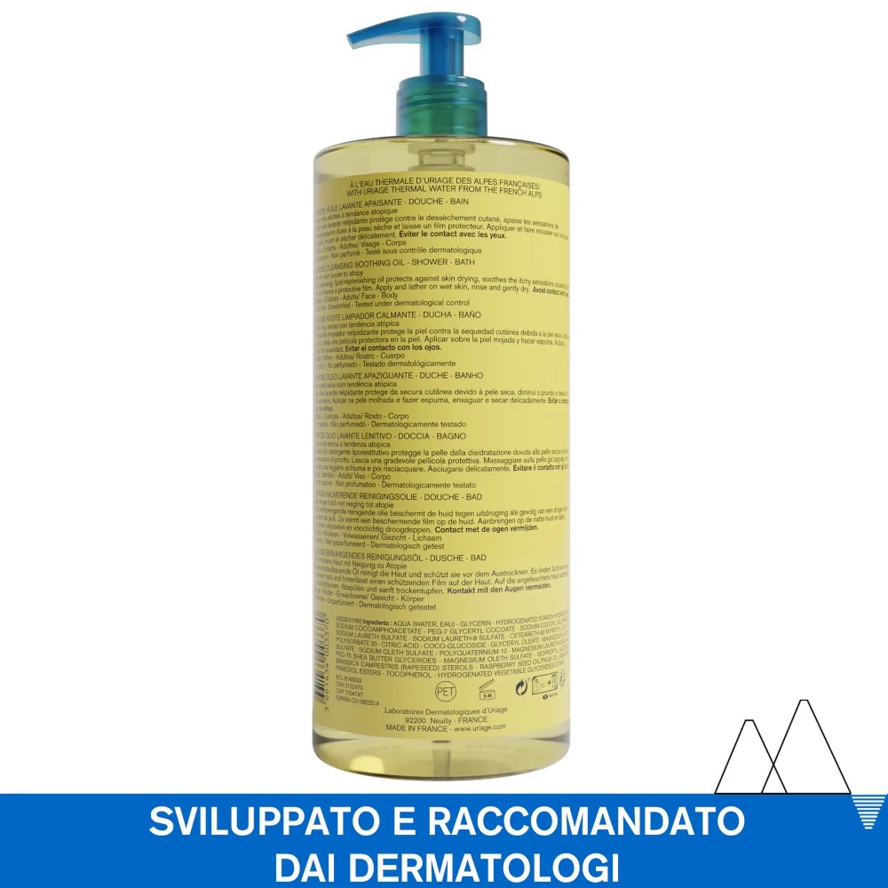 URIAGE Uriage Xèmose 1000 ml valomasis gelis-aliejus