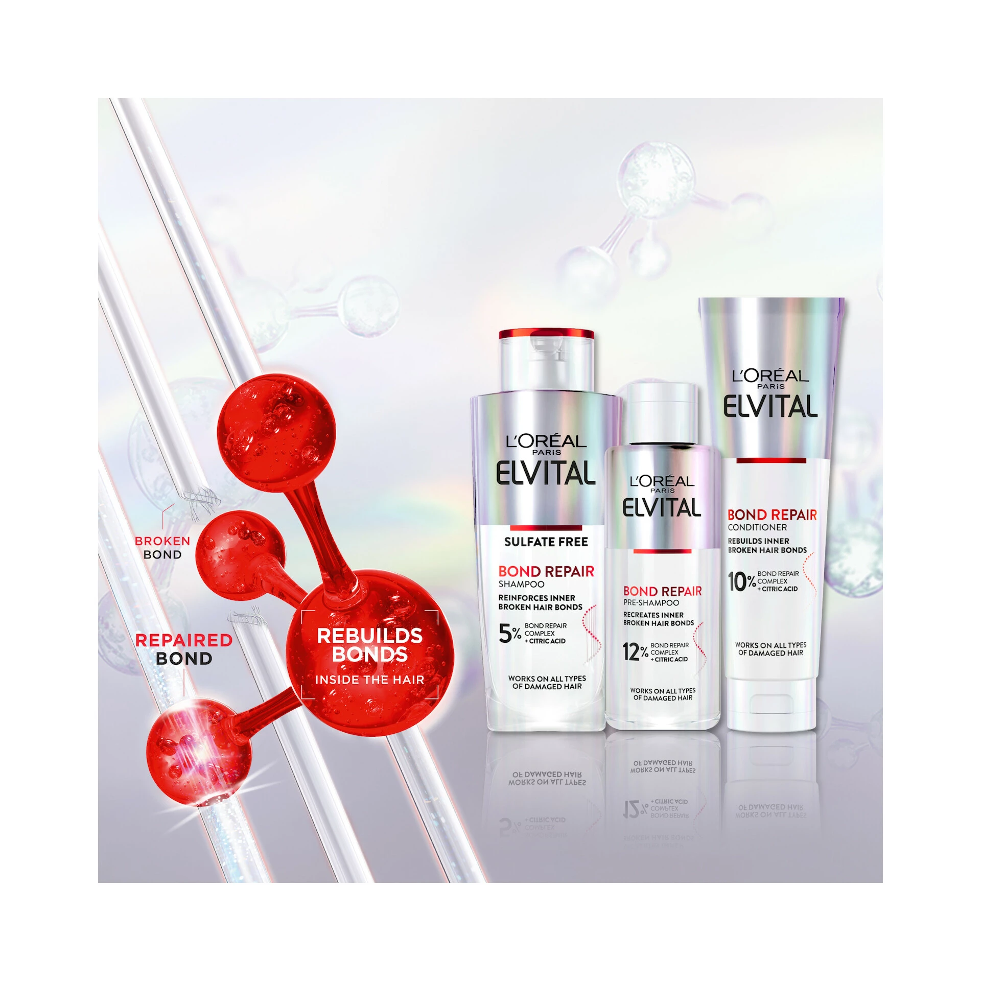 Șampon reparator Elvital Bond Repair 200 ml - L'Oréal Paris