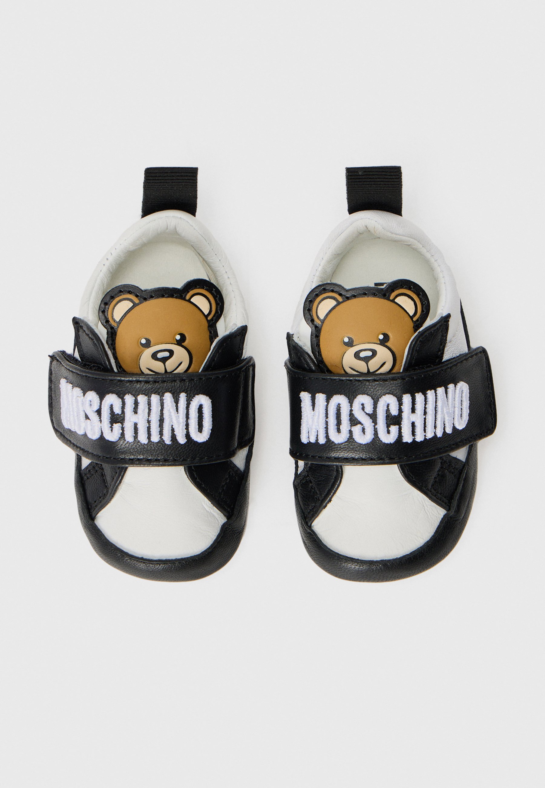 MOSCHINO UNISEX - Pierwsze buty - białe/czarne
