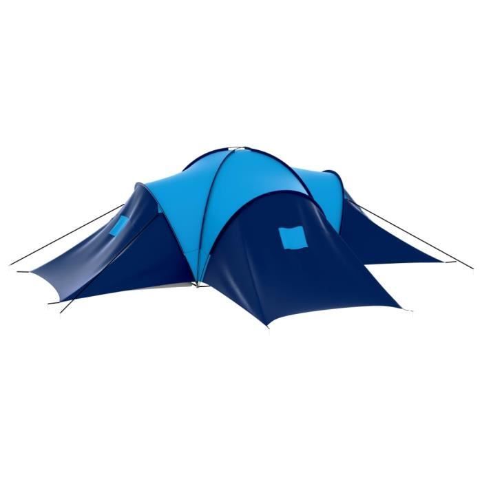 Tenda da campeggio - VIDAXL - 9 posti - Impermeabile - Montaggio manuale