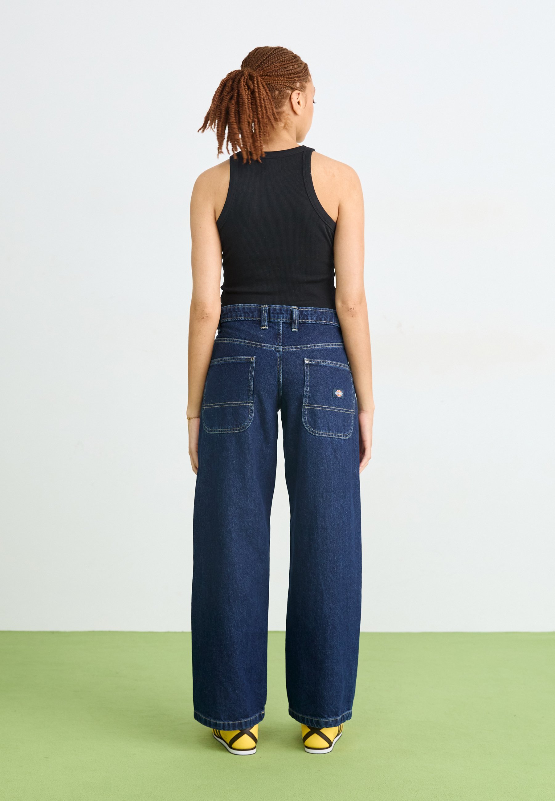 Dickies MECHANIC - Jeansy o luźnym kroju - ciemny indygo