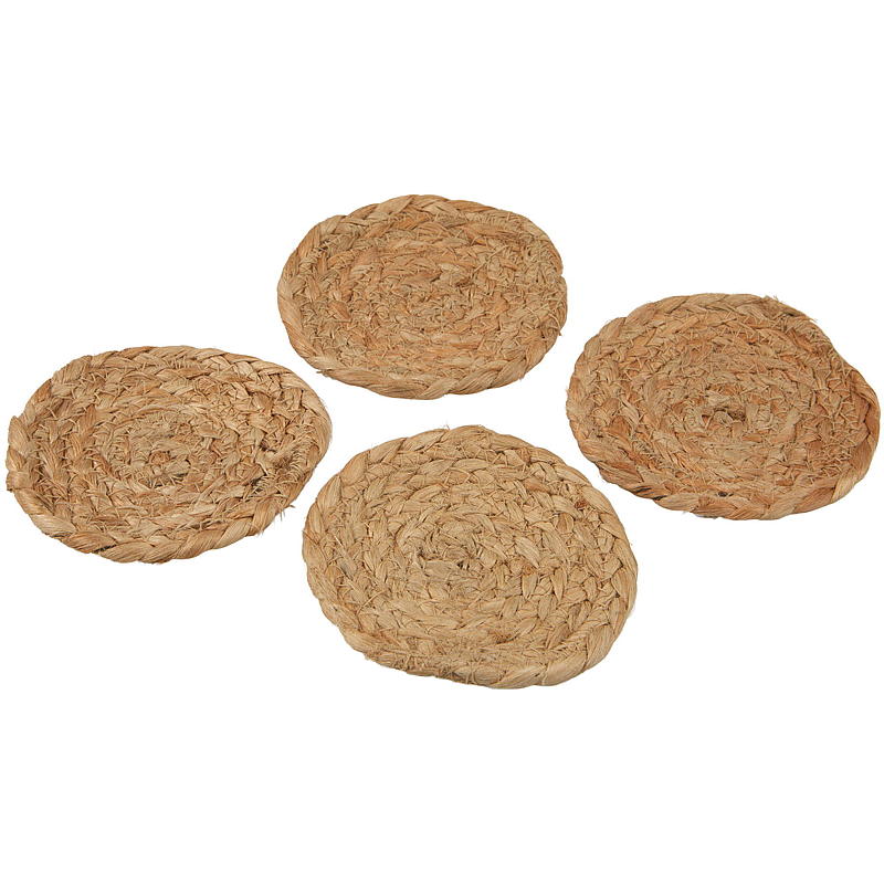 Ensemble pour la maison avec 4 pièces en jute de ø 10 cm