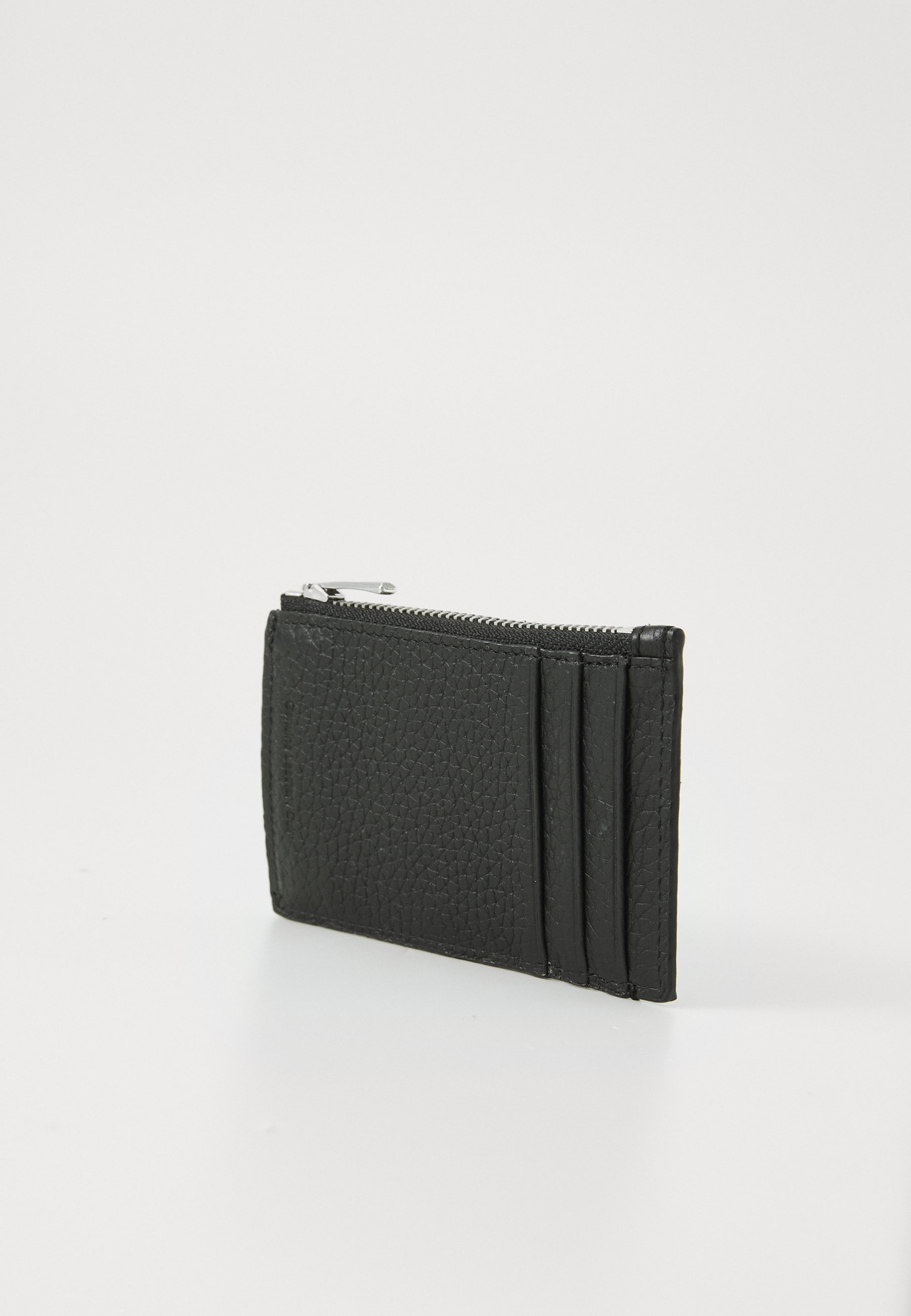 Calvin Klein ZIP CARD CASE - Peněženka - black
