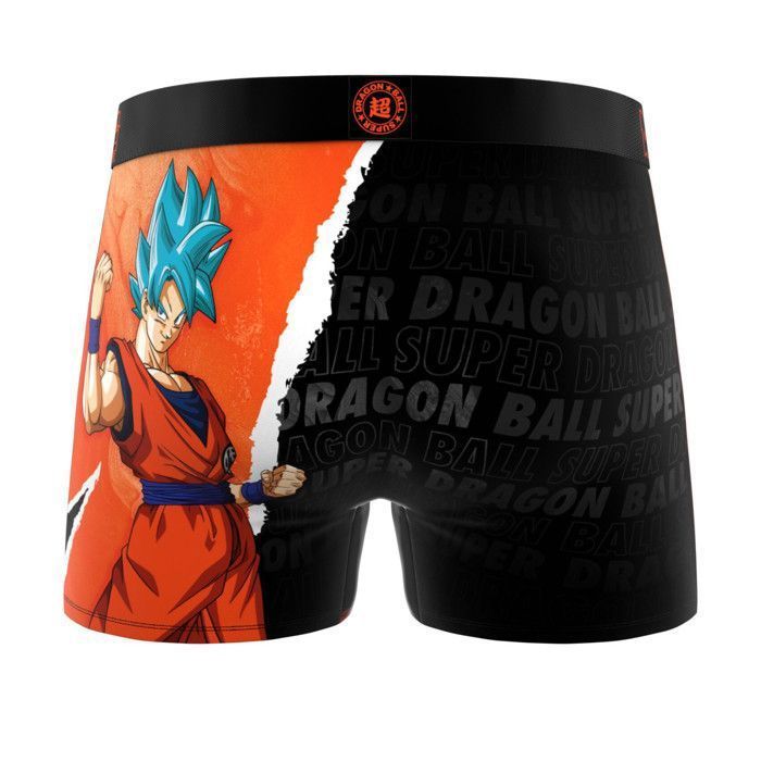 Boxer da uomo Freegun DRAGON BALL SUPER, Intimo da uomo - Viola (confezione da 4)
