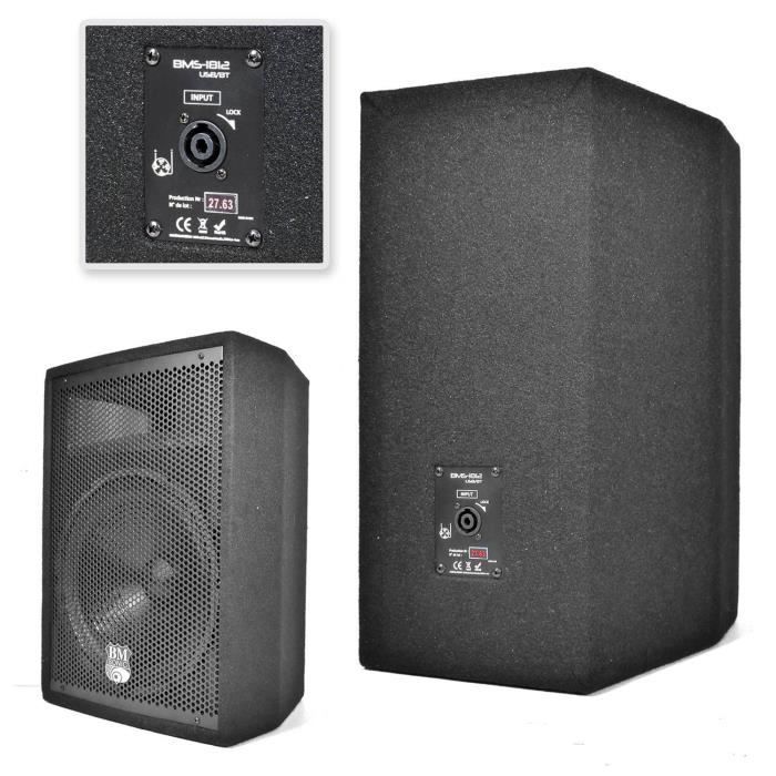 PACK SONO COMPLET BMS1812 USB-Bluetooth 2400W  Sub 18