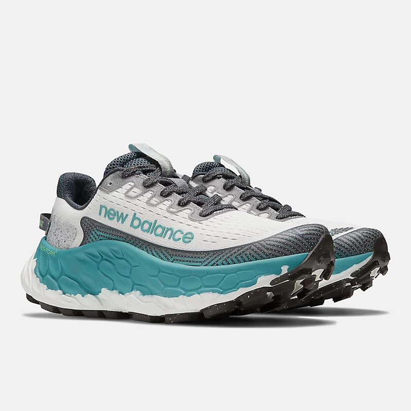 Fresh Foam X More Trail v3 para mulheres – Refletivo com detalhes em turquesa desbotado