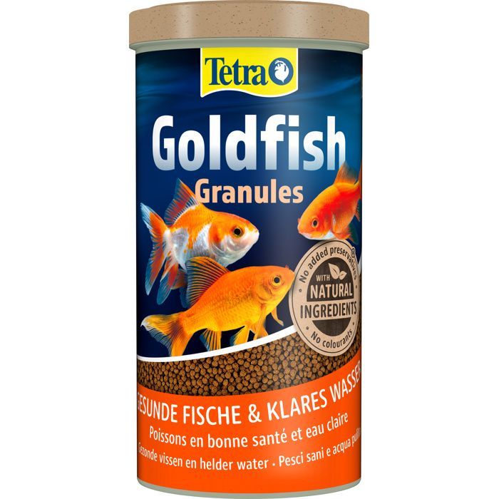 Gránulos para peces Tetra - 1 litro - Alimento específico - Peces de agua fría - Menos de 1 kg