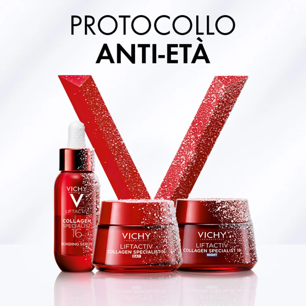 Liftactiv Cofanetto Protocollo Antietà Liftactiv Collagen Specialist 16 Siero + Crema Giorno + Crema Notte - Cofanetto Antirughe, Crema viso giorno antirughe
