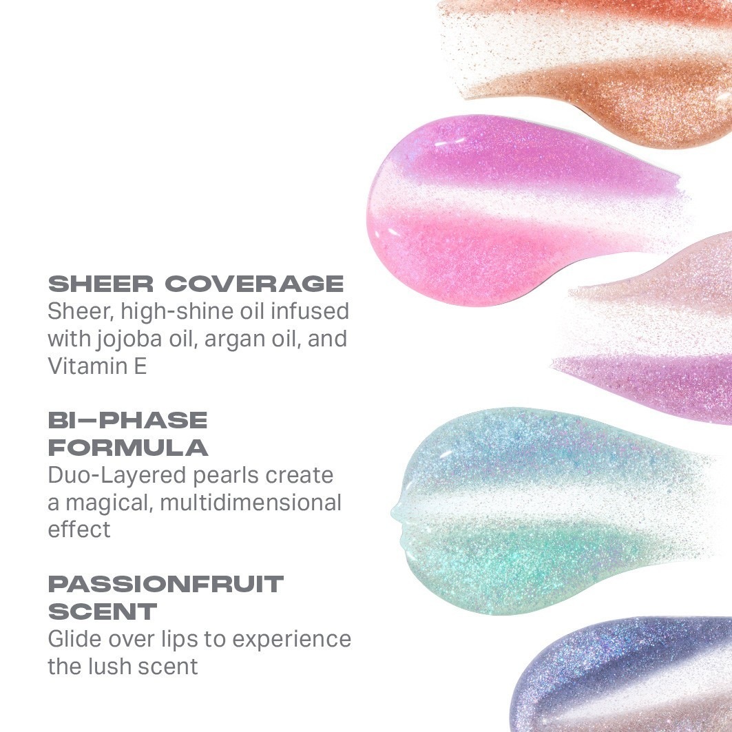 Morphe lūpu eļļa Forbidden Collection Lust Potion divfāžu lūpu eļļa - 24,8 g
