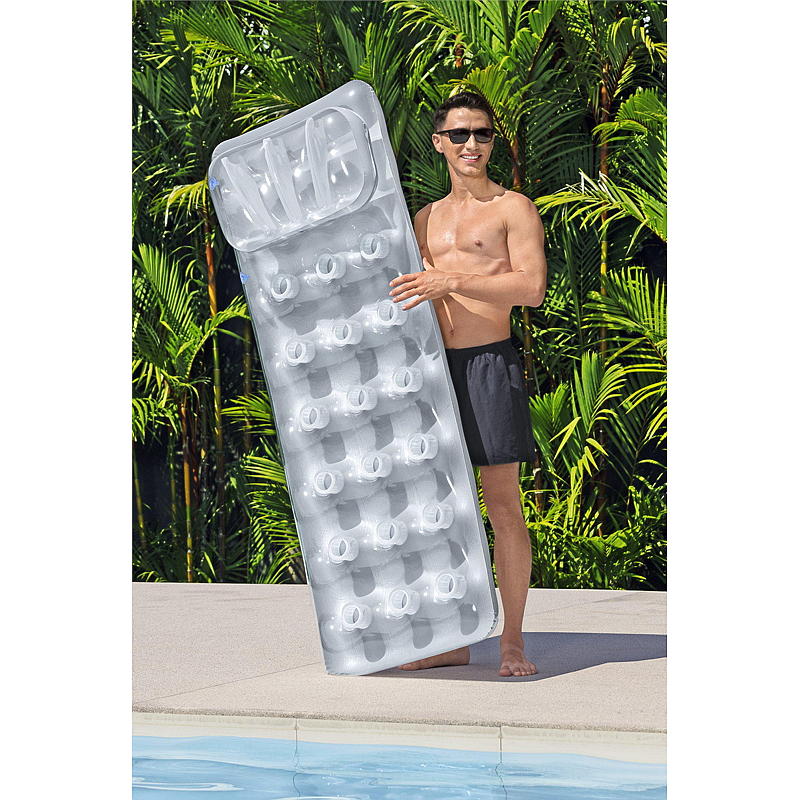 Materasso da bagno Bestway 71x188 cm, argento