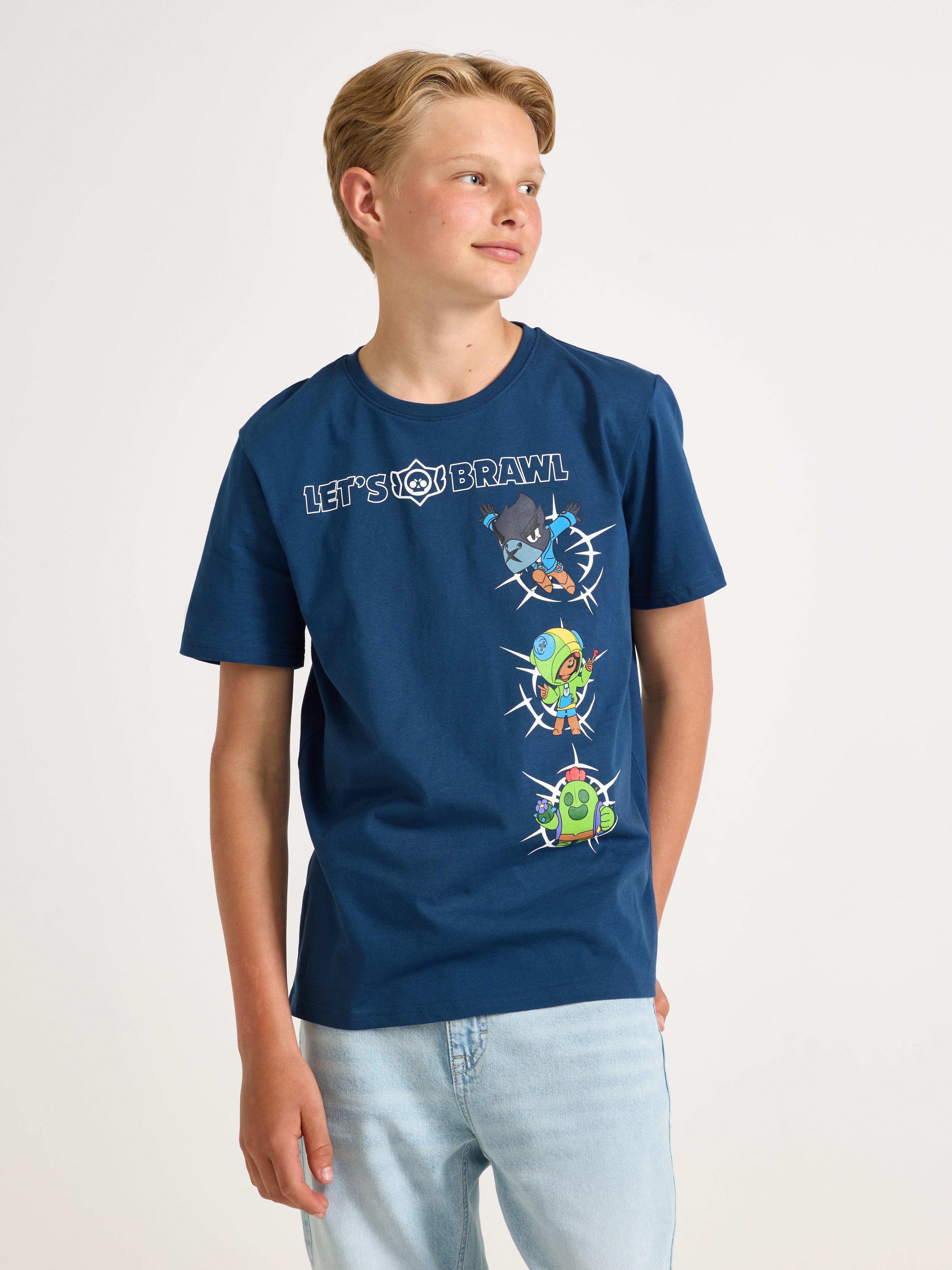 Camiseta Brawl Stars Azul Escuro