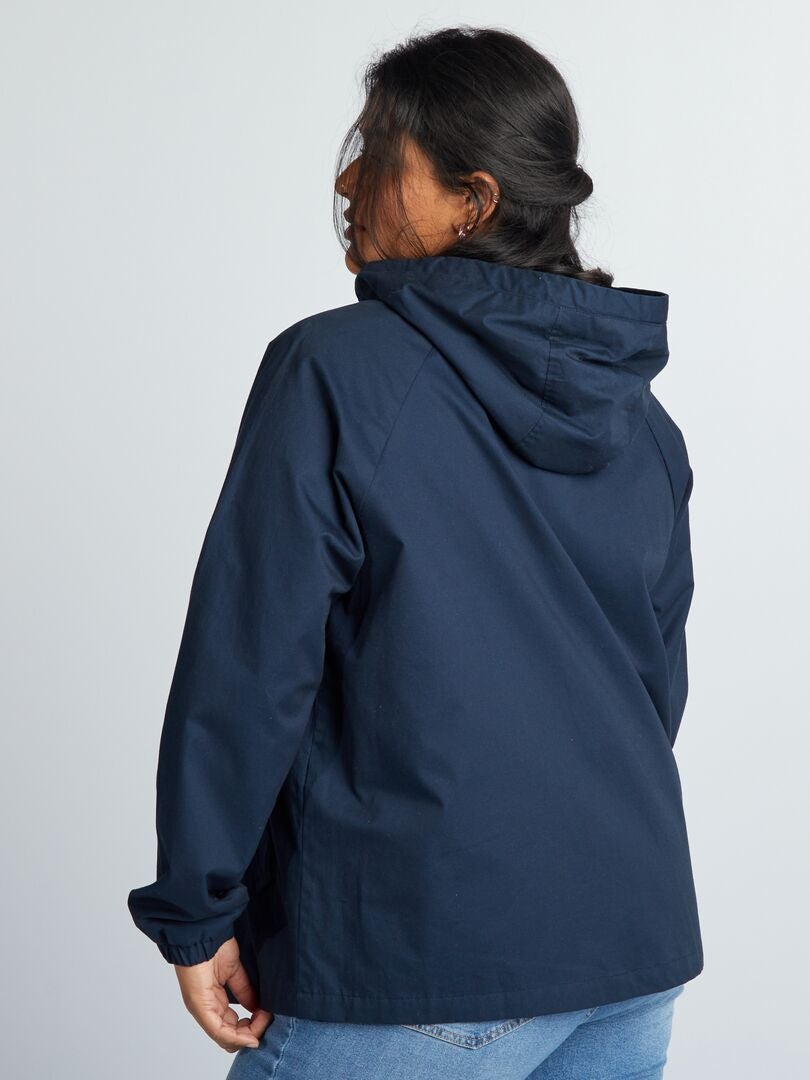 Parka met capuchon - Blauw