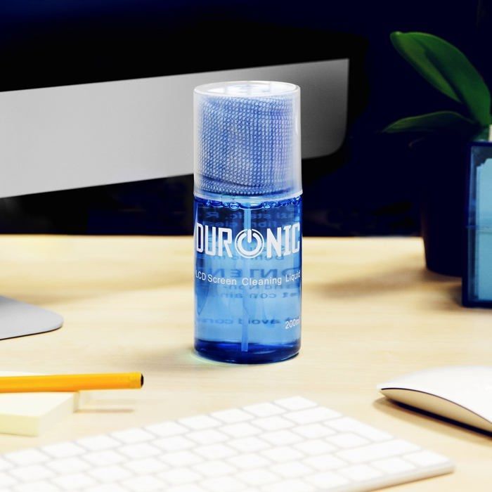 Duronic SCK102 Kit de Nettoyage pour écrans 400 ml Solution pour Nettoyer écran Smartphone Tablette Ordinateur Télévision LED LCD