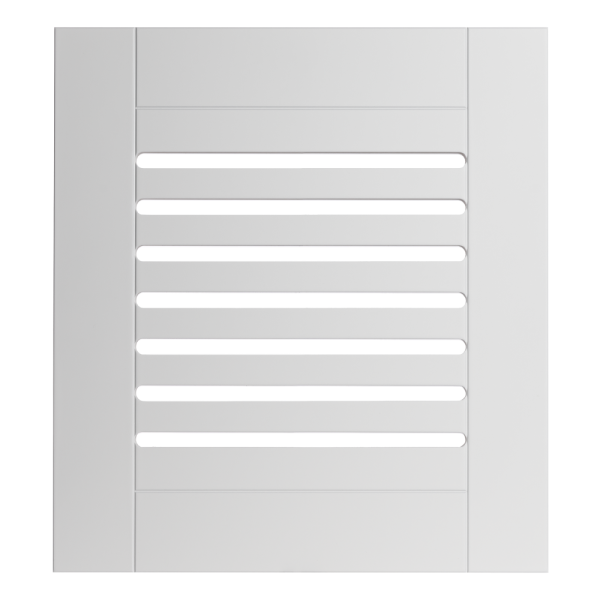 KOLM Drzwiczki ażurowe MDF lakier półmat Białe 43,5 x 29,4 cm