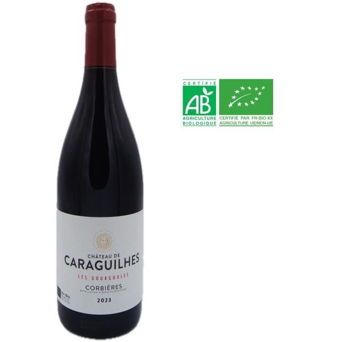 Château des Caraguilhes 2023 Cuvée Les Gourgoules Corbières - Vin rouge de Languedoc-Roussillon - Bio