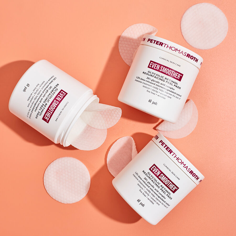 Peter Thomas Roth vēl gludāki glikoliskā retinola atjaunojošie pīlinga spilventiņi