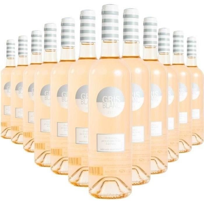 Gérard Bertrand Gris Blanc Pays d'Oc - Vino rosado de Languedoc-Rosellón x12