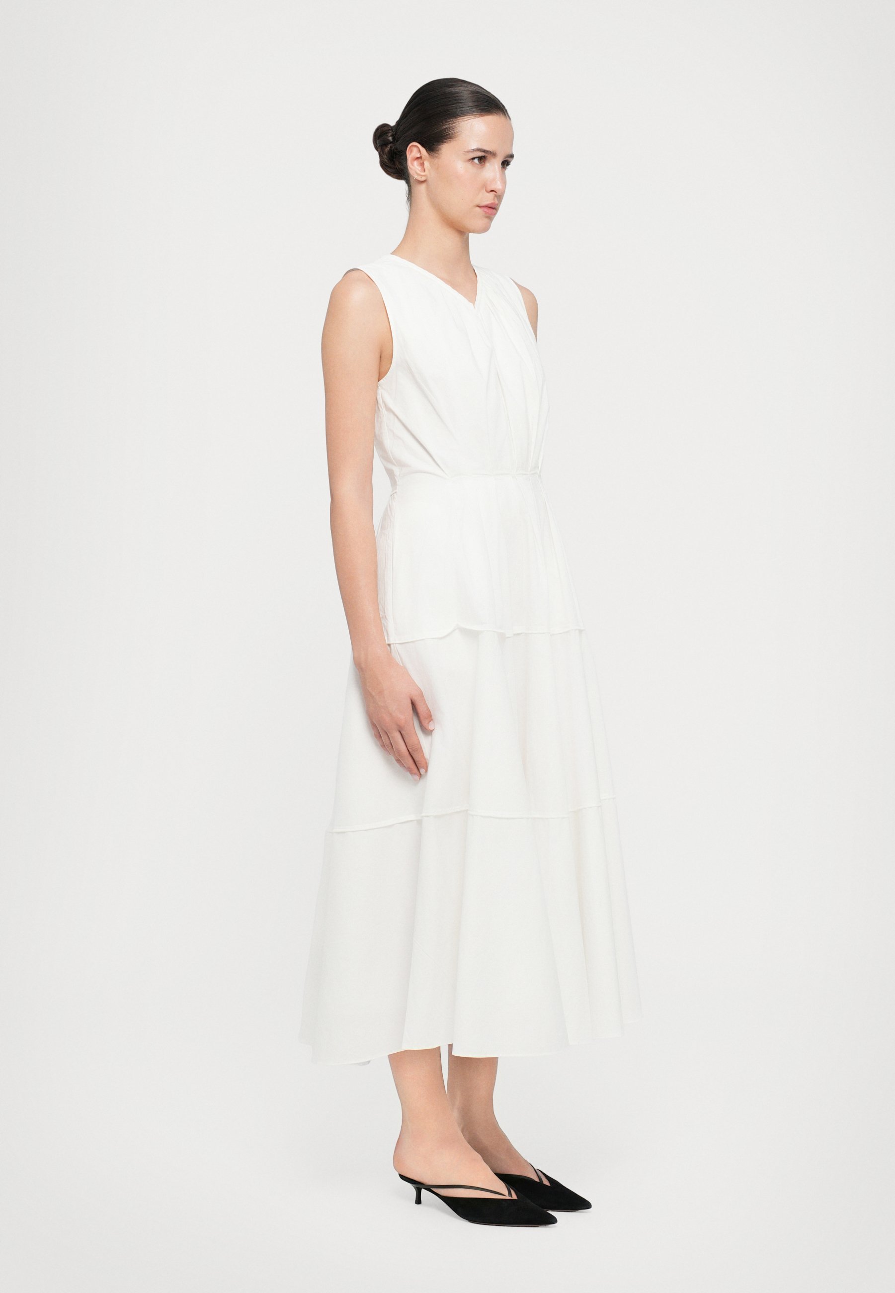 Proenza Schouler White Label KAILEY JURK IN STRETCH - Dagjurk - wit
