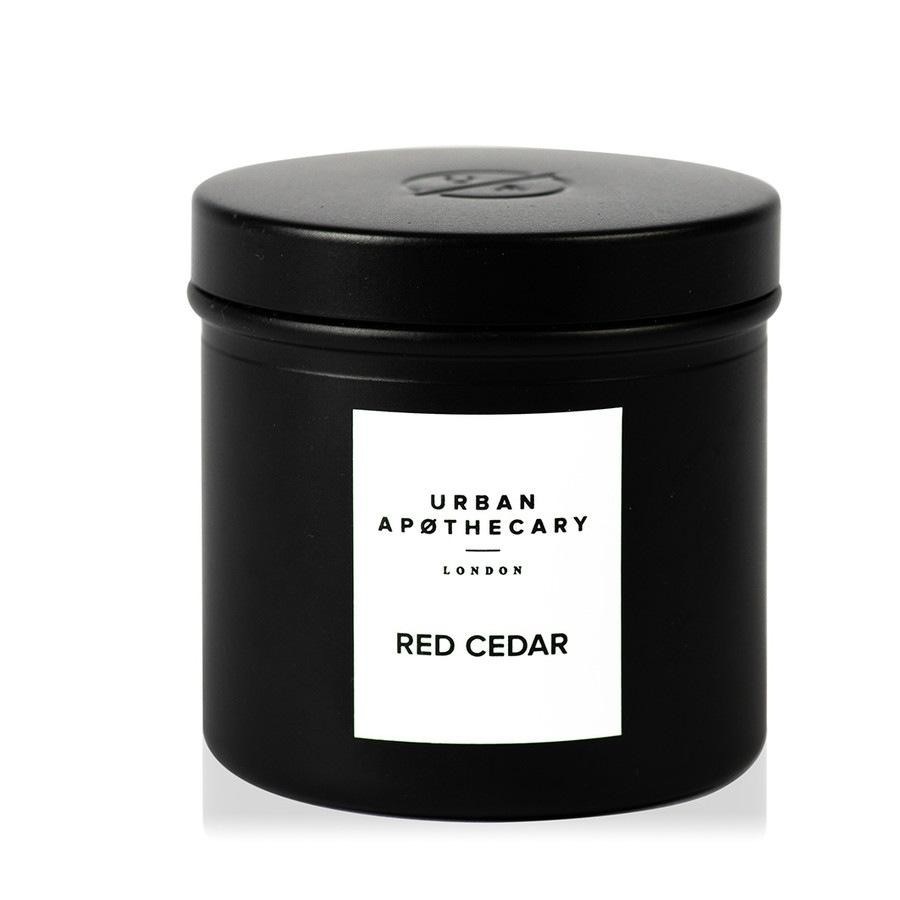 Vela de viaje de lujo Urban Apothecary, hecha de hierro y cedro rojo - 175 g