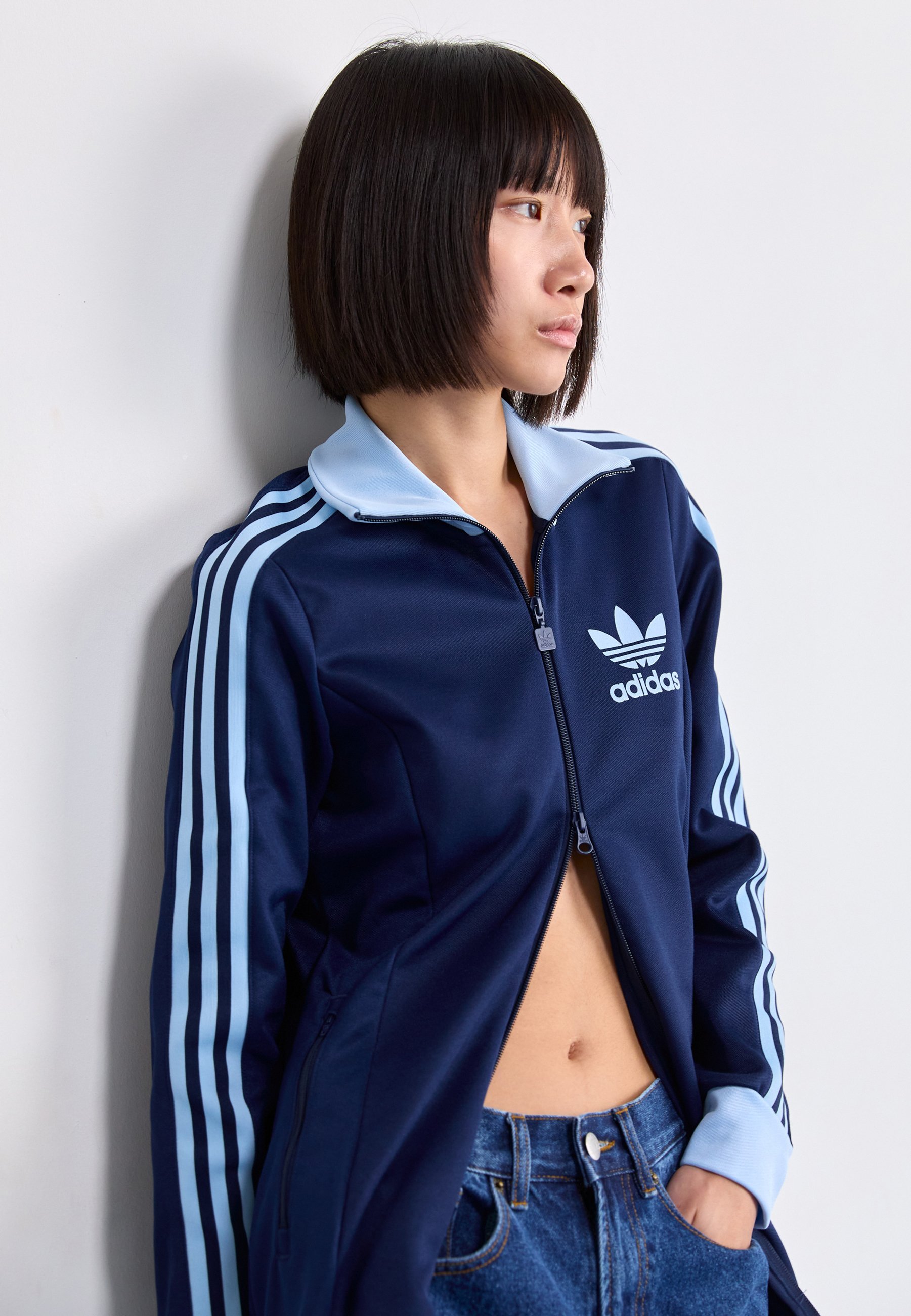 Adidas Originals TRACK DRESS - Abito da giorno - indaco da notte