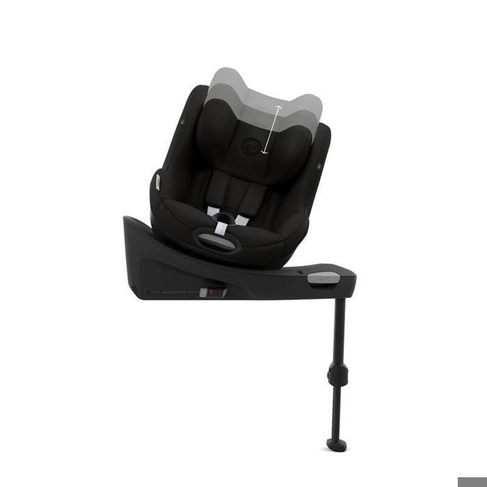 Cybex Sirona G Gold Autositz – 61 bis 105 cm – ab Geburt bis 19 kg – 3 Monate bis 4 Jahre – Magic Black