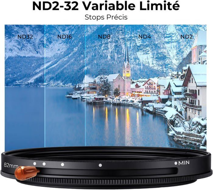 Filtro K&F CONCEPT 67mm CPL+ND2-32 a croce blu per fotocamere