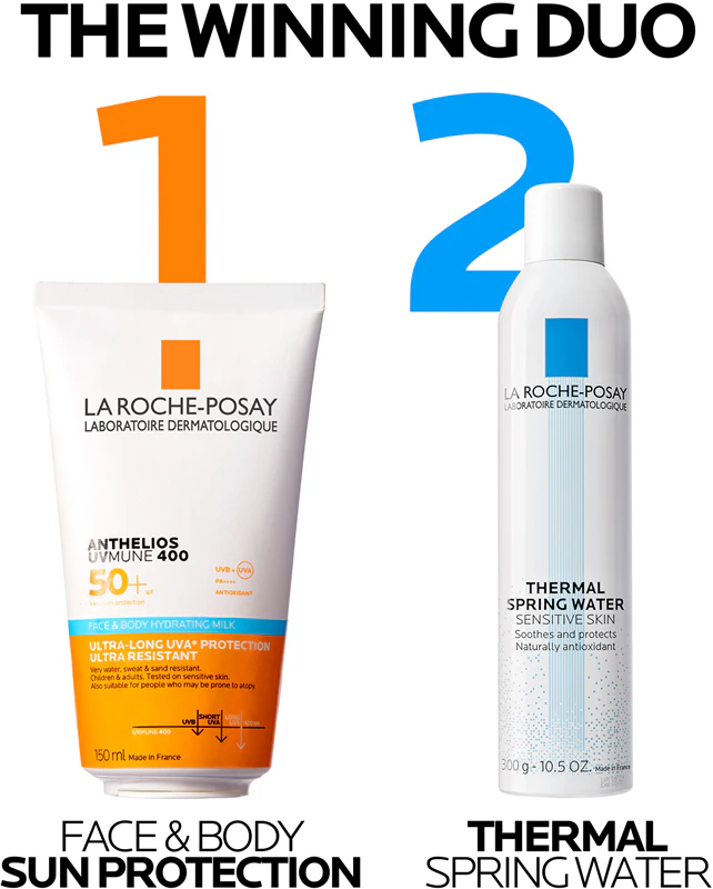La Roche-Posay Anthelios UVMUNE 400 Bálsamo hidratante e protetor para rosto e corpo FPS 50+