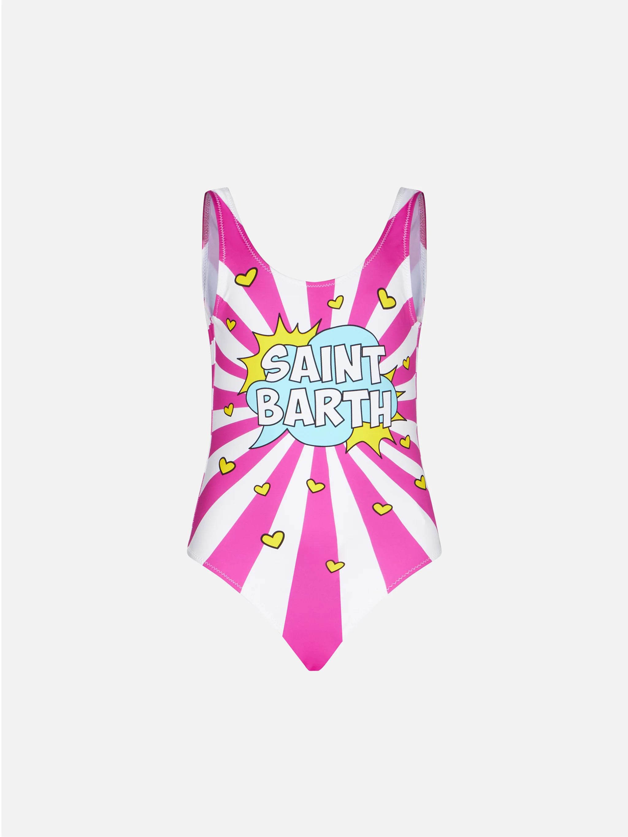 Saint Barth Pop print badpak uit één stuk voor meisjes