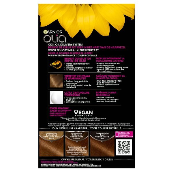 Garnier Olia 5.3 šviesiai auksinės rudos spalvos ilgalaikiai plaukų dažai