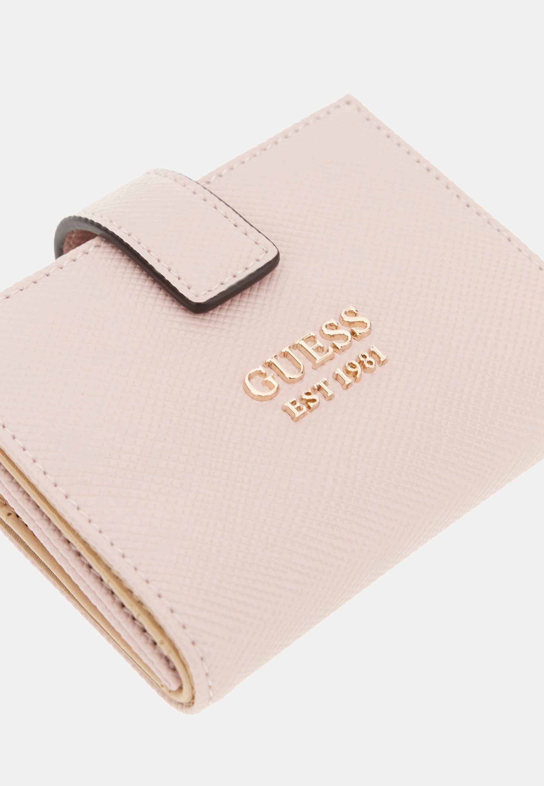 Portefeuille Guess ROSALBA TRIFOLD - rose