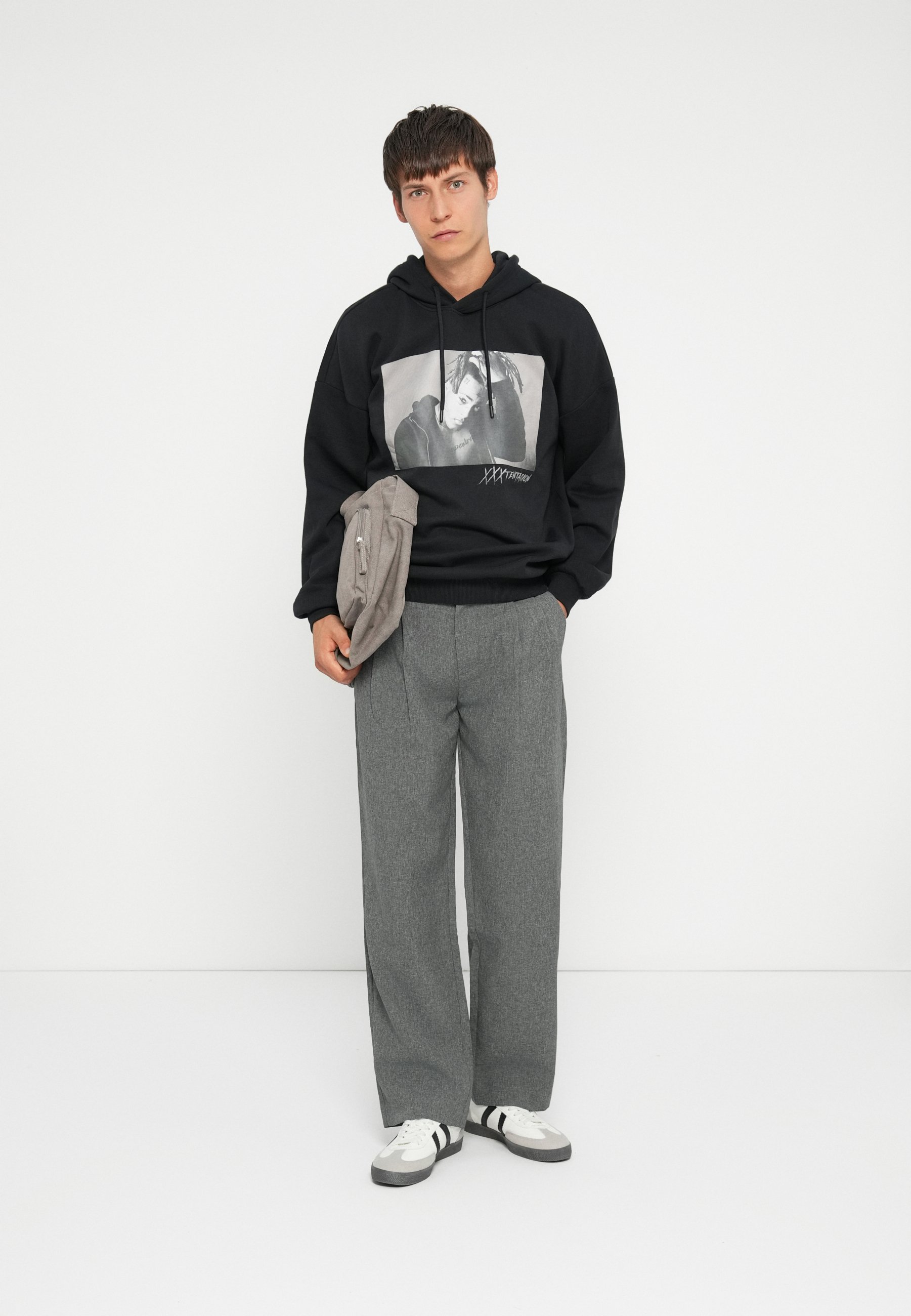 JPSTBILL JJDAYTONA WIDE - Kangashousut - dark grey melangeJack & Jones