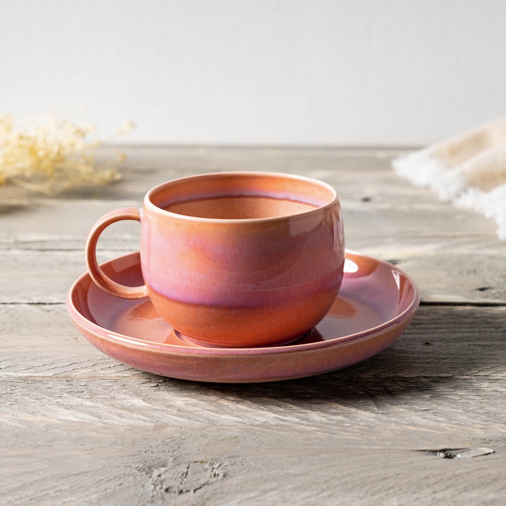 Mug Villeroy & Boch, tasse à café Perlemor Coral – 1 pièce