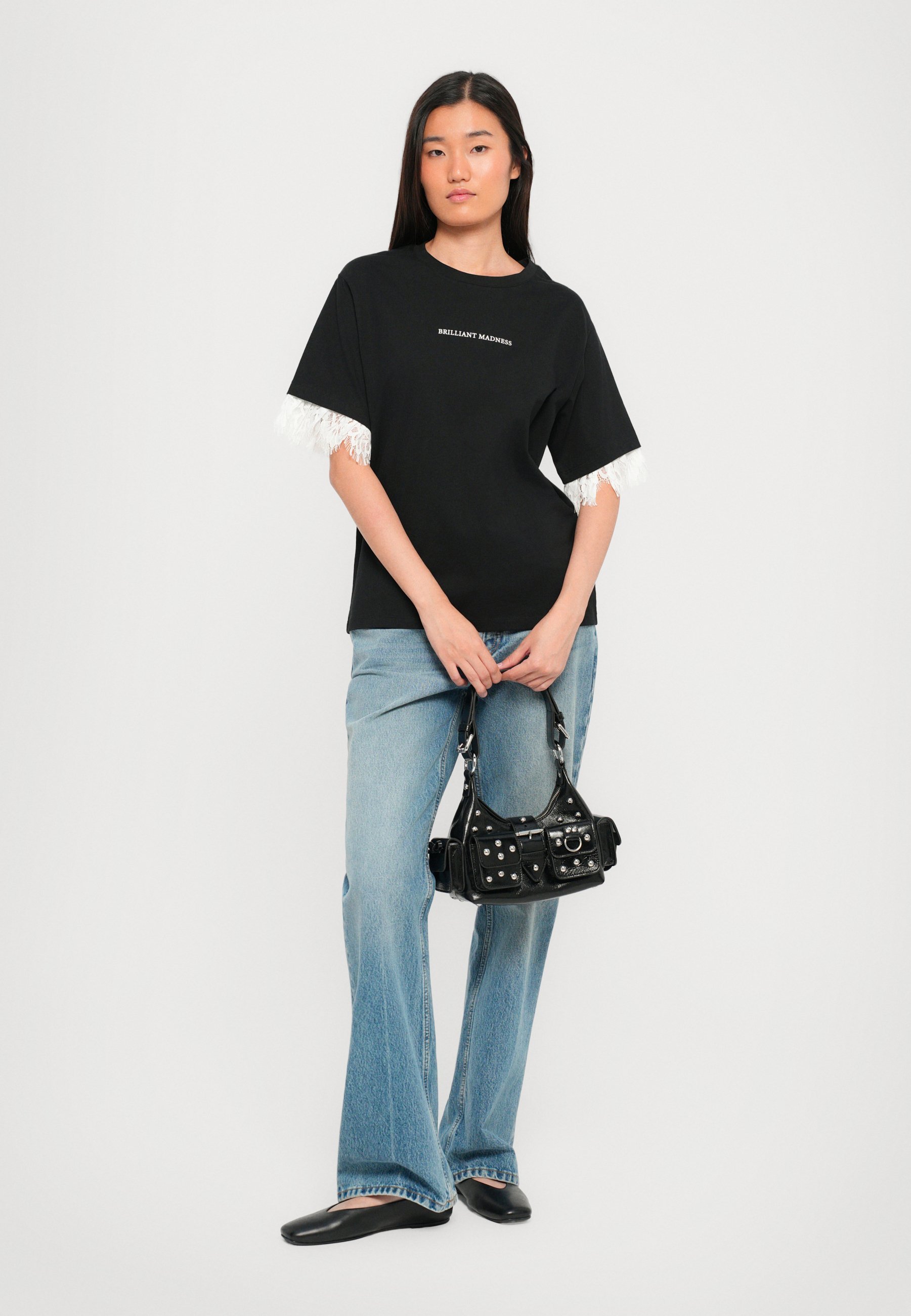 Camiseta The Kooples Print - preta