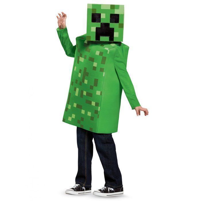 Deluxe Minecraft Creeper Costume for Children