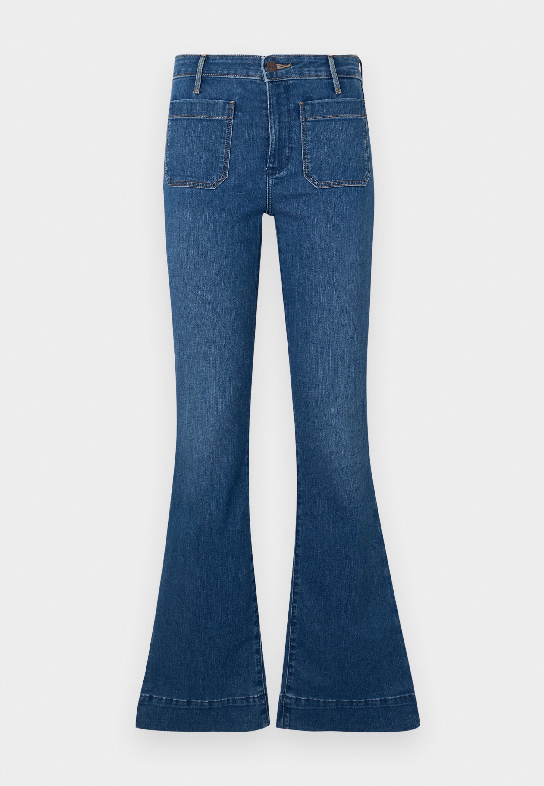 Wrangler FLARE - Uitlopende jeans - serene storm