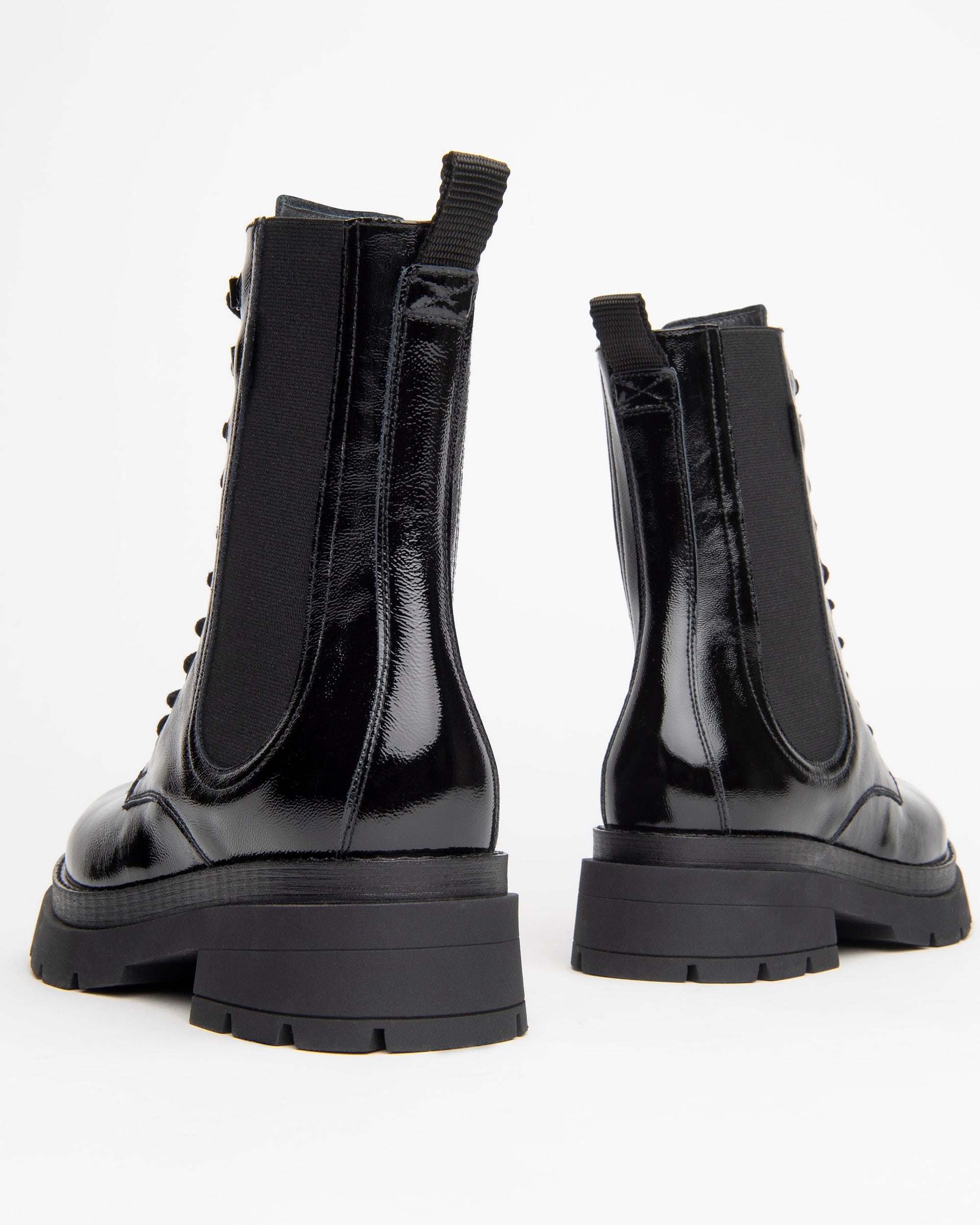  Damen-Amphibians aus Lackleder
