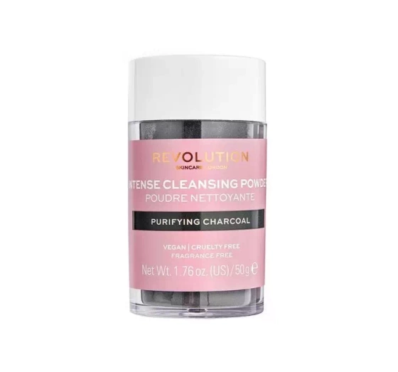 Revolution Skincare Intense Cleansing Powder puder oczyszczający Purifying Charcoal 50g