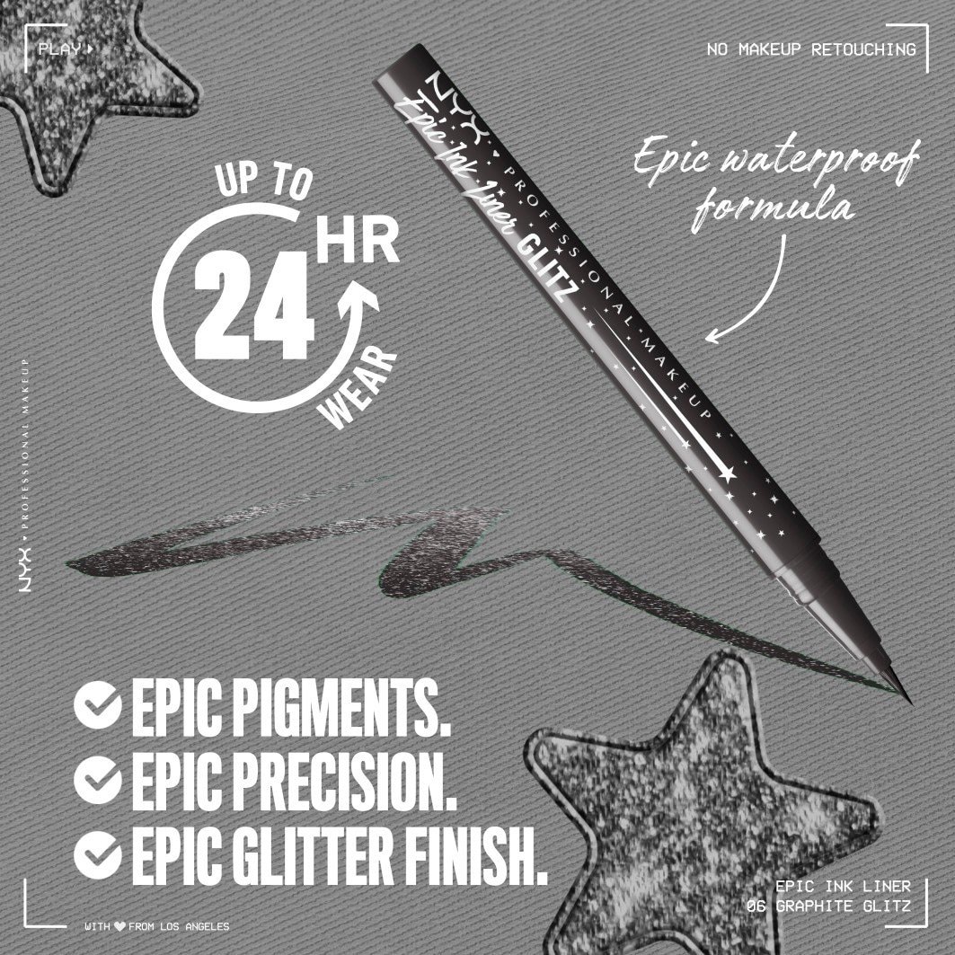 NYX Professional Makeup Eyeliner Epic Ink Linear - 1 ml