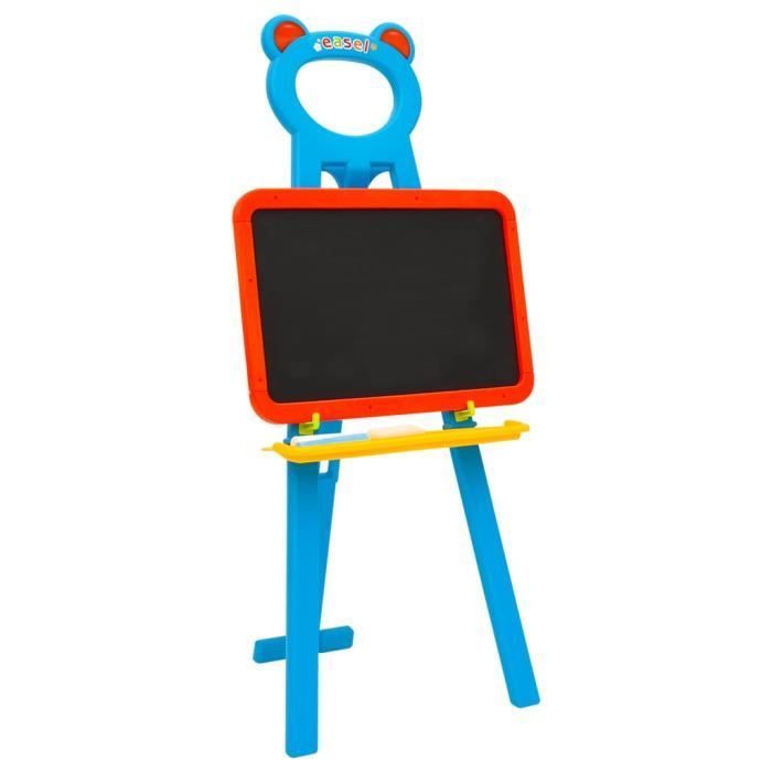 Chevalet 2 en 1 - vidaXL - Tableau Noir et Magnétique - Pour Enfants - 3 ans et plus - Multicolore