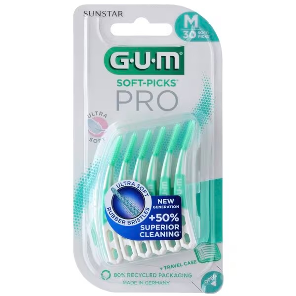 GUM Soft-Picks Pro medzobni zobotrebci<br>velikost M, 30 kosov