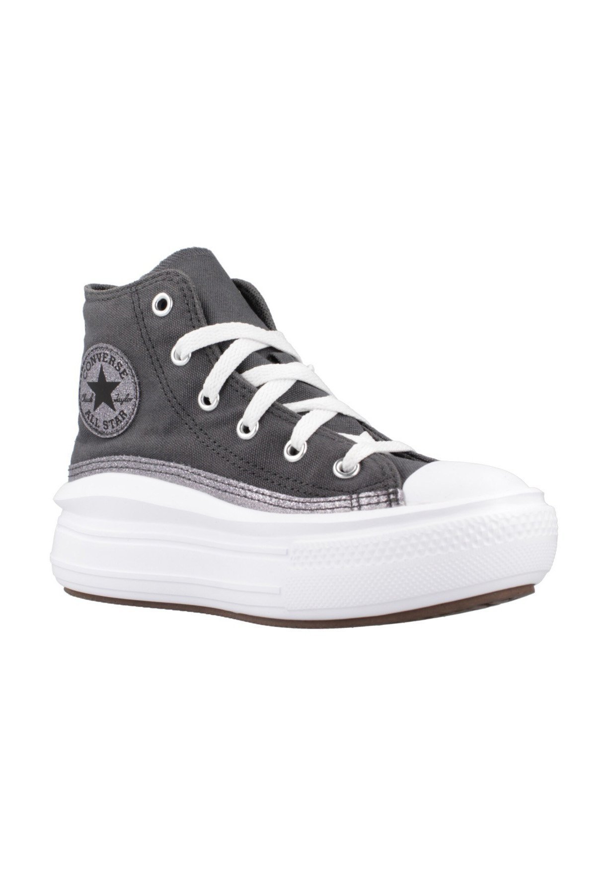 Converse hoge sneakers - grijs