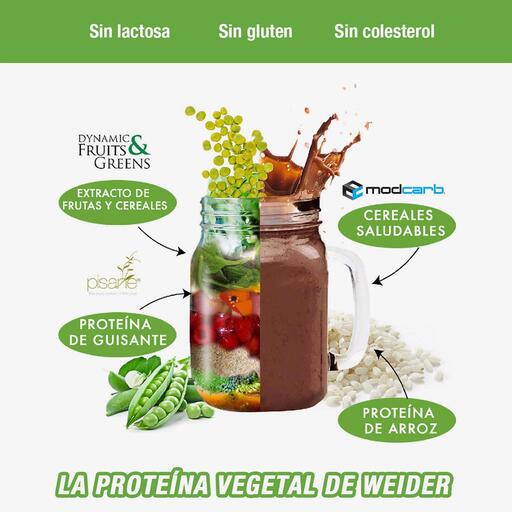 Chocolate Proteico Vegano Weider 750gr