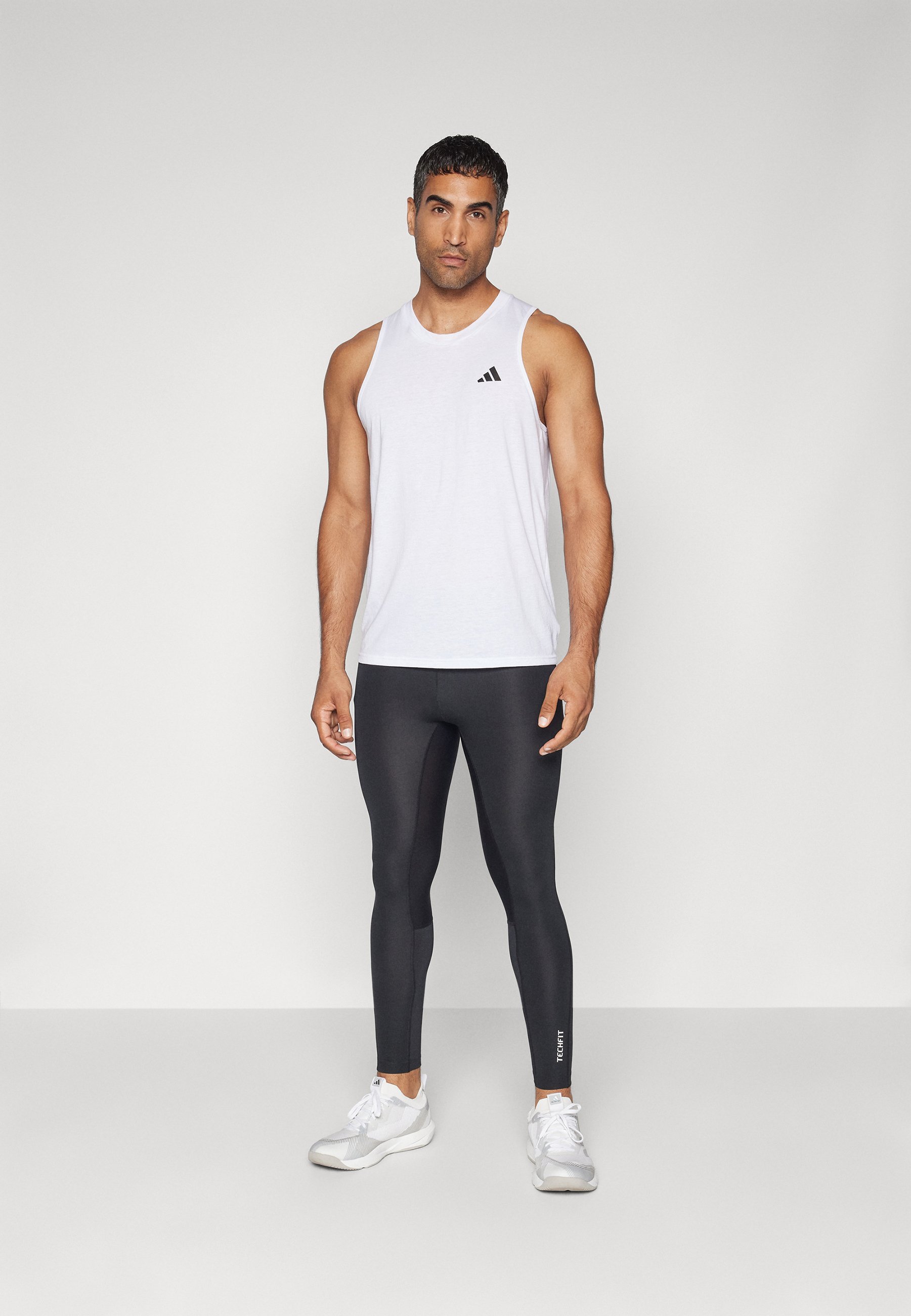 adidas Performance TECHFIT COMPRESSION LONG - Leggings - zwart