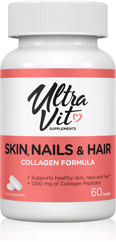 Suplemento alimentar de colágeno VPLab para pele, unhas e cabelo, que fortalece cabelos e unhas.